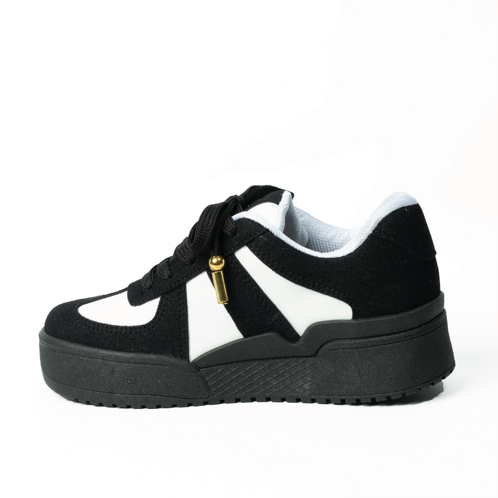 Deportivo Dama 1062 Negro por Blanco
