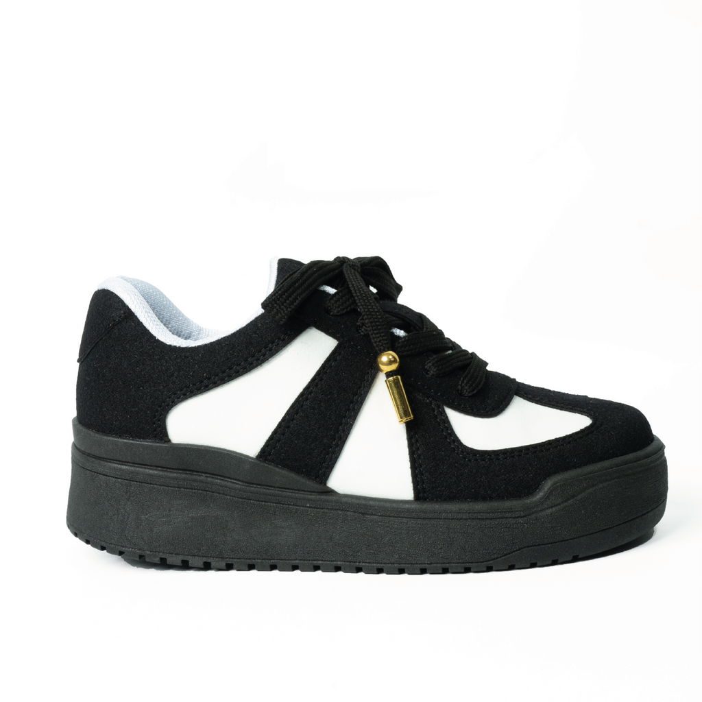 Deportivo Dama 1062 Negro por Blanco