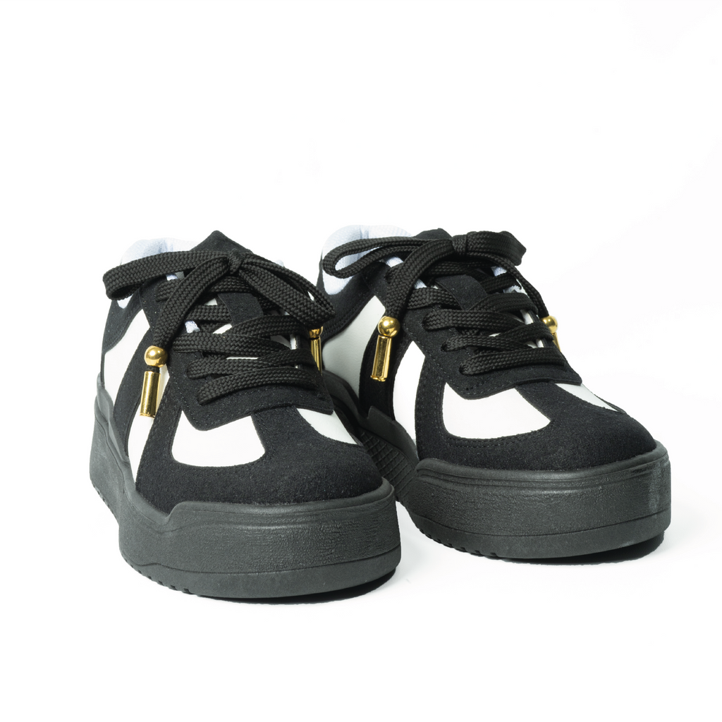 Deportivo Dama 1062 Negro por Blanco