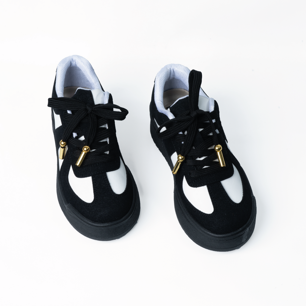 Deportivo Dama 1062 Negro por Blanco