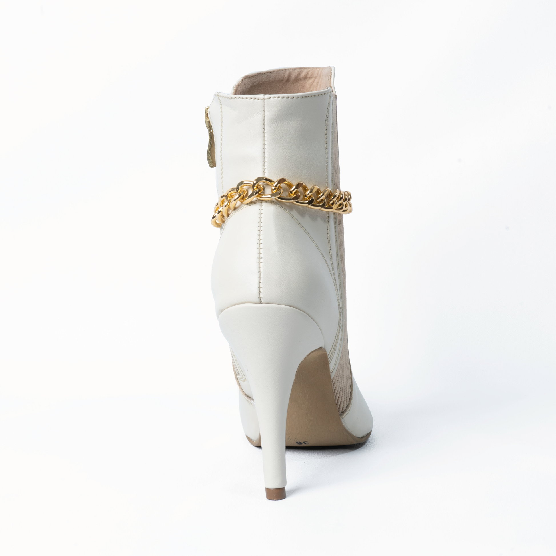 Botin Dama 1093JV Beige