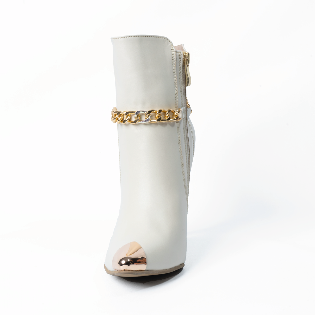 Botin Dama 1093JV Beige