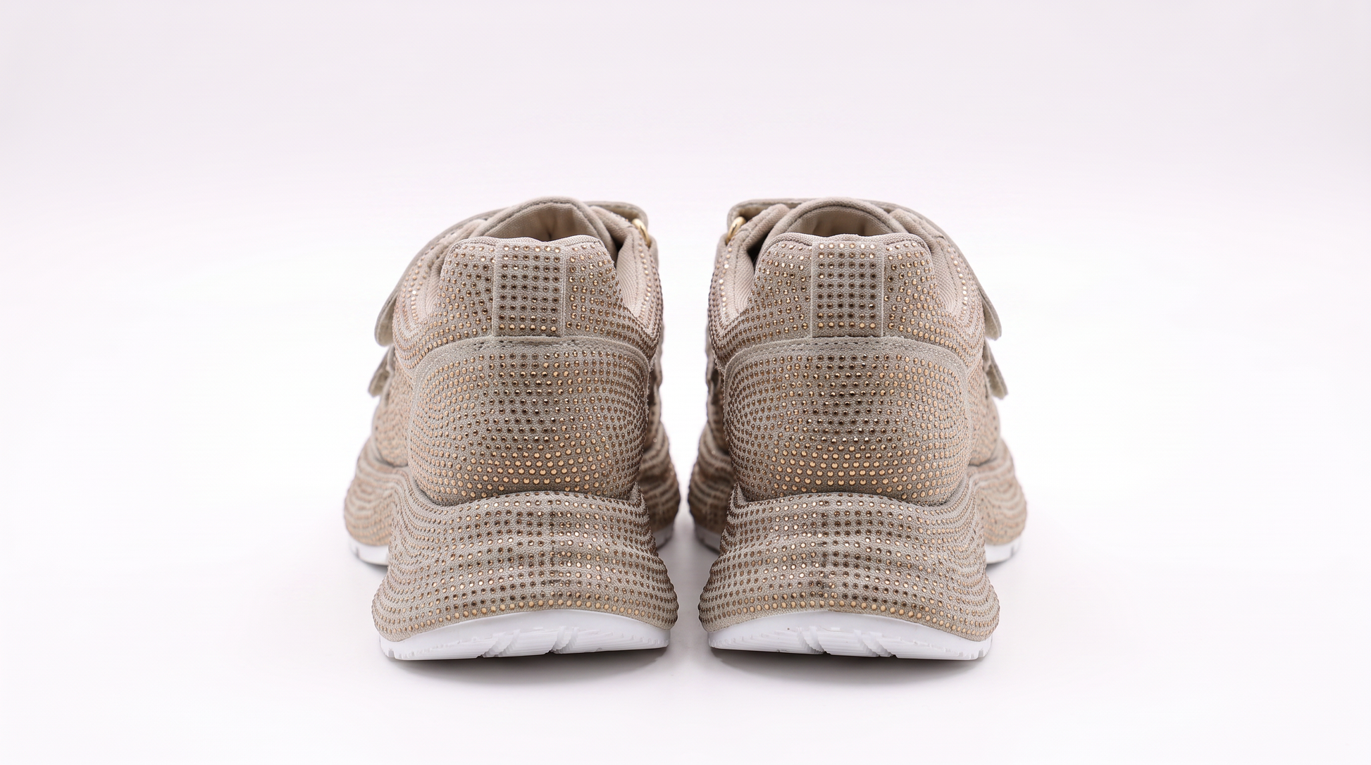 Deportivo Dama en Velcro con Pedrería 854EX Crepe