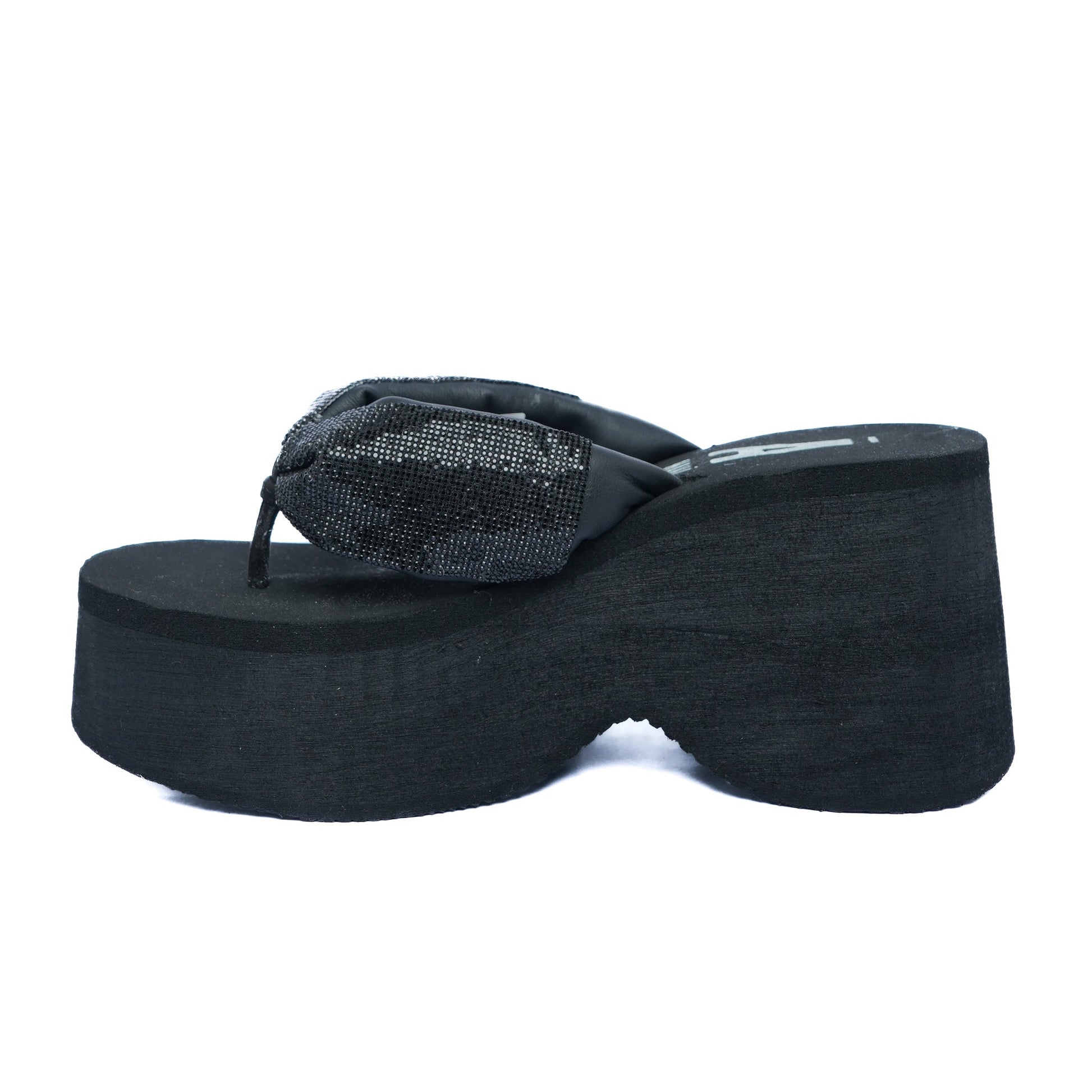 Sandalia Plataforma Espuma Negro