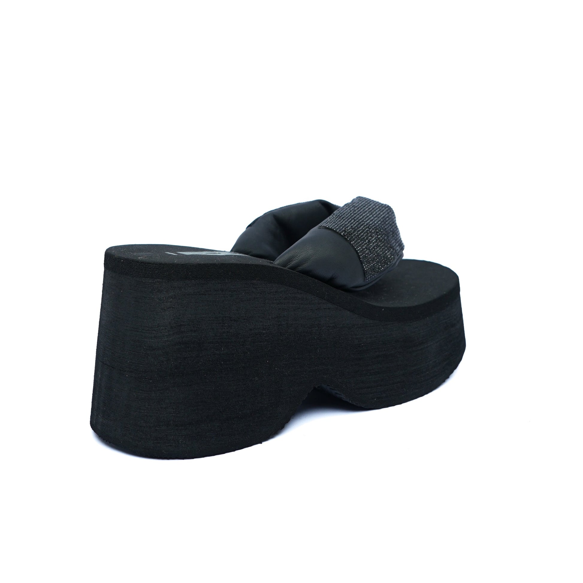 Sandalia Plataforma Espuma Negro