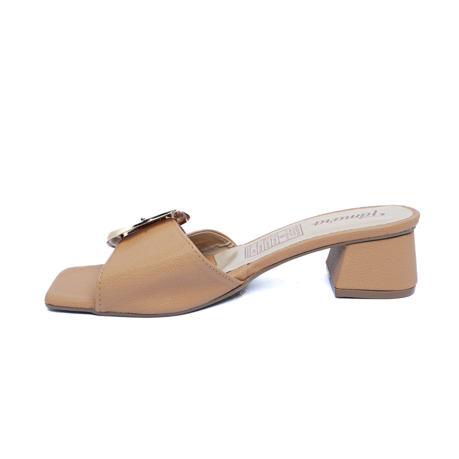 Sandalia Tacón Sueca Amaretto