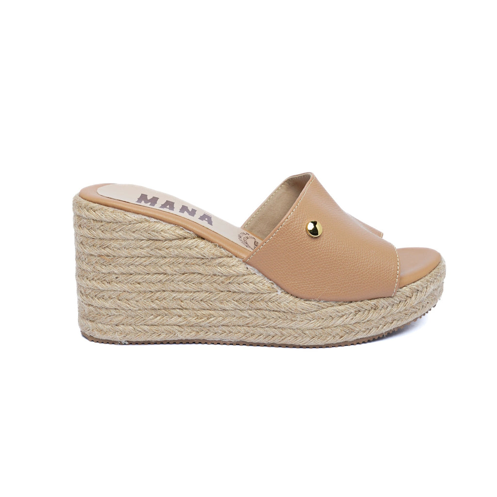 Sandalia Plataforma en Yute A810 Amaretto