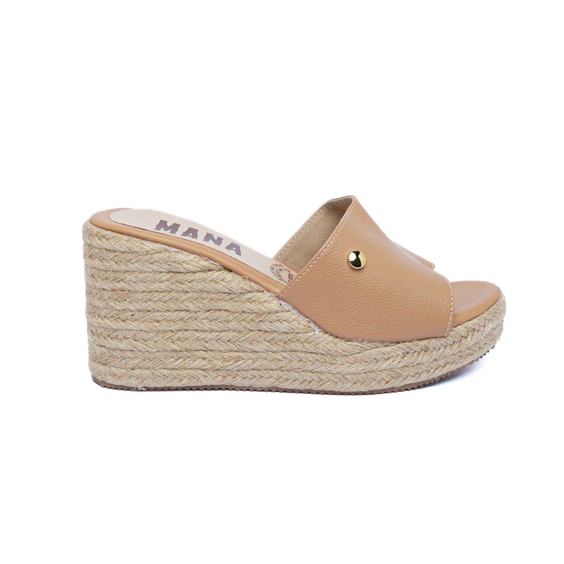 Sandalia Plataforma en Yute A810 Amaretto