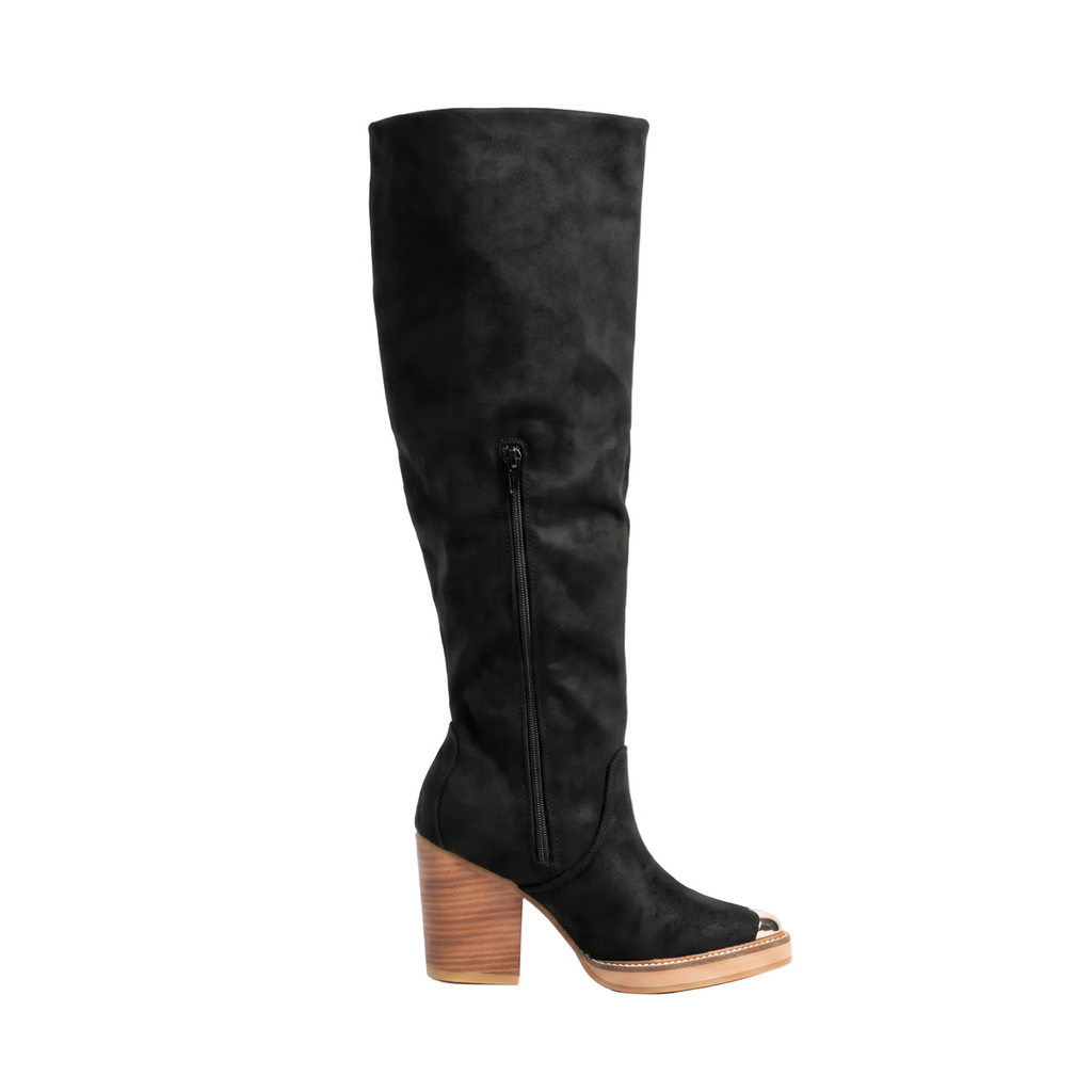 Bota Gamuza 063B Negro