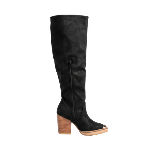 Bota Gamuza 063B Negro